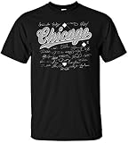 MLBシカゴホワイトソックスチーム署名Tシャツ、XXL、ブラック
