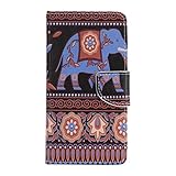 UNEXTATI Huawei P8 ケース 手帳型ケース カード収納ホルダー 保護カバー スタンド機能 付き マグネット開閉式 高品質 ウォレット型 Huawei P8ケース Case (P3 マル