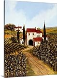 H Hargroveプレミアムシックラップキャンバス壁アート印刷題名Vineyard In Tuscany 30" x 40" 1054357_24_30x40_none