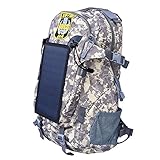XINPUGUANG 5W 5V ソーラーパネル付きソーラーパネルバックパックソーラーエナジーバッグ ラボ、サイクリング、登山、ハイキング、旅行、アウトドアアクティビティ、毎日の使用
