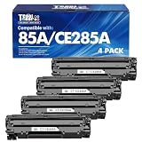 CoolToner 互換トナー互換 CE285A 85A トナーカートリッジ HP 85A CE285A P1102w HP LaserJet Pro P1102w M1212nf MFP P1109w M1217nfw P1102 P1100 M1132 M1210 1102用 プリンター付き(ブラック、4) -パック: