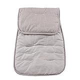 Minene Universal Reversible Pushchair Stroller Pram Buggy Liner Footmuff Cosy toes Car Seat (grey Sp
