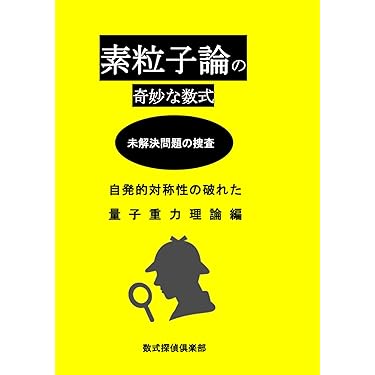 素粒子論の奇妙な数式: 自発的対称性の破れた量子重力理論編 | 数式