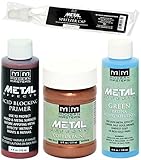 Modern Mastersメタル効果ペイント& Iron Rust Activatorキット 4-Ounce ME149