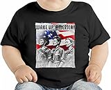 Wake Up America オーガニックベビーTシャツ 12 - 18 Months