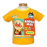 アンパンマン 天竺 絵本風 めくる 半袖Ｔシャツ 夏物 男の子 女の子 Anpanman （オレンジ95cm）