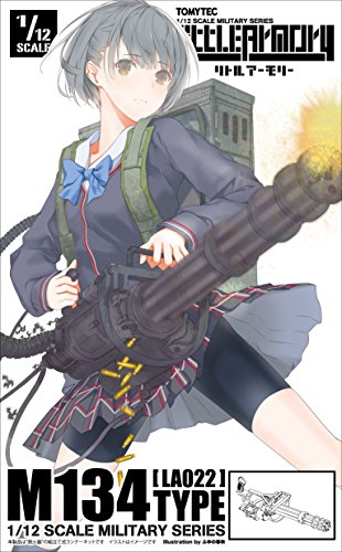 Tomytec 1/12 Little Armory (LA022) M134 Minigun Type Plastic Model