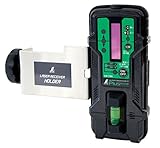 シンワ測定 受光器 レーザーレシーバー II Plus グリーン用 ホルダー付 71501