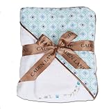 Caden Lane Modern Vintage Collection Octagon Hooded Towel, Boy, Infant by Caden Lane