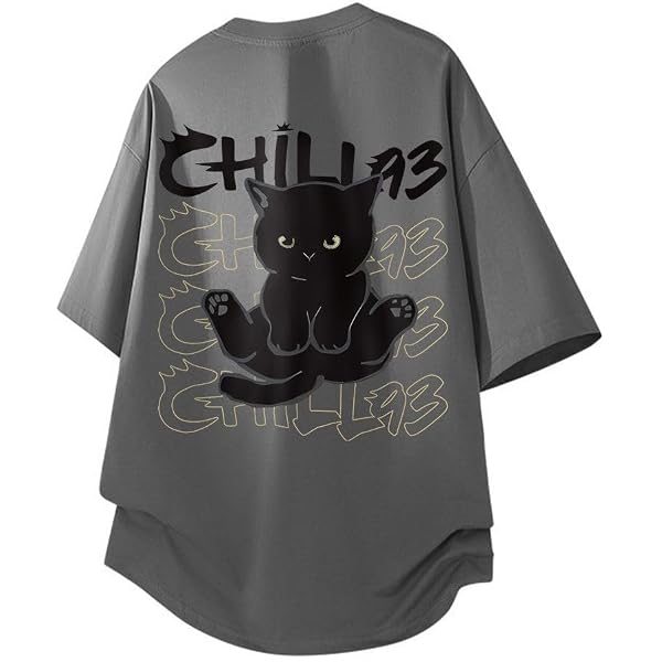 Amazon.co.jp: 雷猫デジタル印刷3D Tシャツの男性と女性の動物の猫の夏