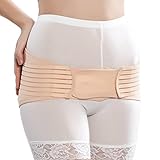 KISKIS dreampark 最高級 シェイプアップ ママ きつめ 産後 骨盤ガードル ヒップベルト ダイエット ヒップアップ くびれ 母親 骨盤 修正 サポートベルト 垂れ 予防 (肌色 ベージ