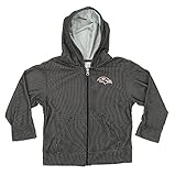 NFLキッズ/子供用FLC Full Zip Upフード付きスウェットシャツパーカー、さまざまなチーム( Baltimore Ravens、ユースXL16)