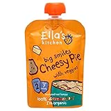 Ella's Kitchen Organic Big Smiles Cheesy Pie with Veggies 7mth+ (130g) 野菜の7Mth +とエラのキッチン有機笑顔安っぽいパイ（ 