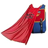 Superme Kids' Classic Cape Backpack Red and Blue, Little Kid Backpack, Toddler Bags, Side Kick Backp