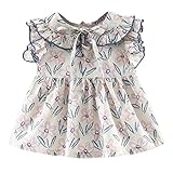 Dourabbi 子供服 女の子 春 幼児 赤ちゃん dress for baby girls キッズ 子供 花 夏 幼児 花のプリント ドレス プリンセスのドレス プリンセスドレス 舞台劇 結婚式 