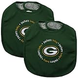 Baby Fanatic Team Color Bibs, Green Bay Packers, 2-Count by Baby Fanatic [並行輸入品]