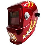 溶接マスク 遮光速度（1/10000秒） 自動感光式 溶接面 レッドドラゴン