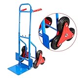 Yosoo 200 kg Heay Duty 6ホイール階段Climber袋Truck手袋Barrowトロリーカートガーデンツール