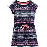 オシュコシュ OSHKOSH/ ジオ プリント ドレス プリント ワンピース 6歳【並行輸入】