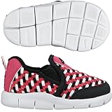 ナイキ(NIKE) キッズ フリー ウーブン TD（ブラック/ブラック/ビビットピンク/ホワイト） 629959-005 005 ブラック/ビビッドピンク 13.0cm