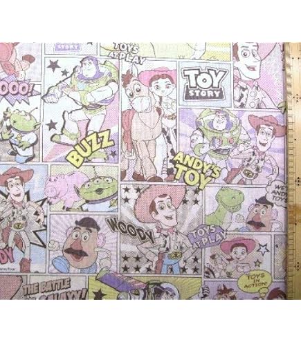 Amazon | ＜ 40cm単位で販売 ＞キャラクター 生地 布 トイストーリー