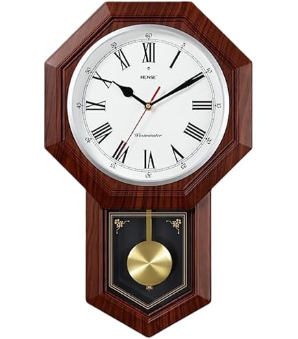 Amazon.co.jp: 振り子時計 ボンボン時計 OWARITOKEI ゼンマイ式 柱時計