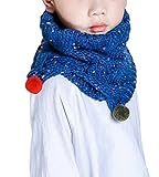 Snoneマフラー　子供　柔らかい　きれい　冬　暖かい　ニット　毛糸 可愛い　ネックウォーマー　防寒　シンプル
