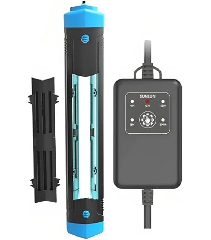 UV Filter For Aquarium, Internal UV With Power Head, 130 GPH / 6W 5 In 1 Fish Tank Aqua Filter, Green Water Killer Filter, Submersible Aqua Pump