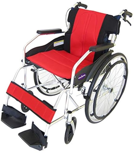 Amazon | カドクラ 自走用車いす ラズベリー B110-ARB コンパクト 自走