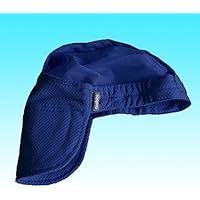 ヘルメット作業用冷却インナー、クールビット・ビルダーＶ（色；ネイビー）　熱中症に注意しましょう！夏の屋外、屋内作業のの熱中症対策に、ひんやり！水冷キャップ、自然のどこでも手に入る水の気化熱で冷やす、特許を取得した実績の商品　 (ネイビー（ＮＡＶＹ）)