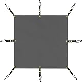 Lenzai テントシート 防水 グランドシート 耐水圧3000mm グレー 3サイズ 210 270 300 収納袋つき (270)