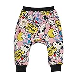 ☆★ピーナッツ★☆スヌーピーあったか裏起毛ロングパンツ90cm:95cm (90cm, ピンク)