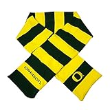 Oregon Ducks公式NCAA Striped Rugby Scarf by Forever Collectibles 992273