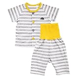 ボーダー柄 お着替え練習パジャマ 男の子 baby お得 プチプラ 80 90 95(GY-グレー、90)