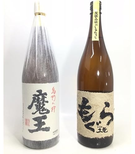 Amazon.co.jp: 魔王 1800ml 佐藤 黒 1800ml 人気いも焼酎2本セット