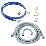 spares2go水Fillパイプ&排水ホースキットfor Baumatic食器洗い機（2.5 M）