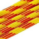 紗や工房 パラコード ハンドメイド用 カラーコード 太さ 4mm 長さ 2m チェック ブルーオレンジ ハンドメイド アクセサリーパーツ