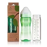 5 Phases Fully Assembled Hybrid Glass Baby Bottle, 8 Ounce by 5 Phases