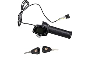 Szwaldaper 電動自転車スクーター 36V48V スロットルアクセルアクセサリースロットルハンドルバーコントローラー LED ディスプレイ付き メーターコントロールパネル