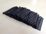 SummitLink 218 Pcs Black Assorted Heat Shrink Tube 8 Sizes Tubing Wrap Sleeve Set Combo [並行輸入品]