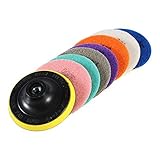 4inch/100mm Diamond Wet Dry Polishing Pads Disc Granite Marble Concrete Stone Set 50/100/300/800/150