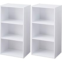 Amazon｜アイリスオーヤマ カラーボックス 3段 13色 2個セット 収納