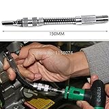 6.3 ミリメートル六角シャンク可動中継ドライバー ビット 150 ミリメートル長さ屈曲可能な拡張磁気スクリュー ドライバー シャフト ビット先端ホルダー ロッド