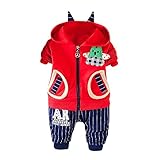 Tovadoo 子供服 ベビー服 男の子 パーカー+ズボン 秋冬 長袖 多色 キャラクター柄 可愛い キュート ファッション 保育園 プレゼント