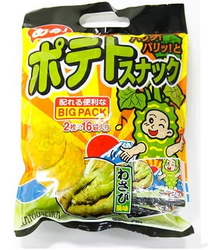 Amazon.co.jp: かとう製菓 ポテトスナック(コンソメ風味) 3枚入×20袋