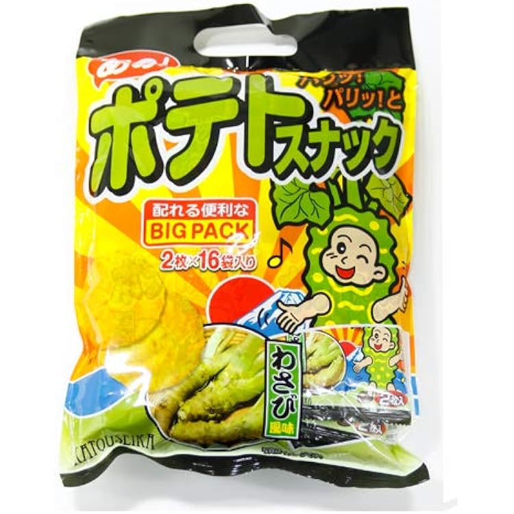 Amazon.co.jp: かとう製菓 ポテトスナック(コンソメ風味) 3枚入×20袋