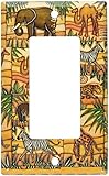 Art Plates - Safari Switch Plate - Single Rocker [並行輸入品]