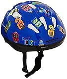 USA Helmet V-6 Toddler Bicycle Helmet, Blue with Robots by USA Helmet