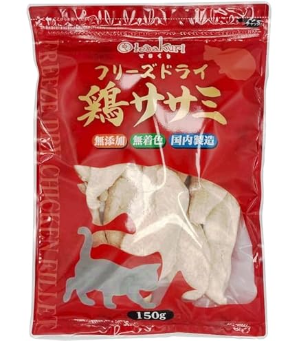 Amazon | ママクック フリーズドライのササミ 猫用 150g | ママクック