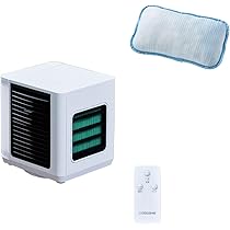 ココヒエ　R7 冷風機 ブラック リモコン付き Amazon.co.jp : 【旧モデル】ここひえR7 ミニクーラー ホワイト